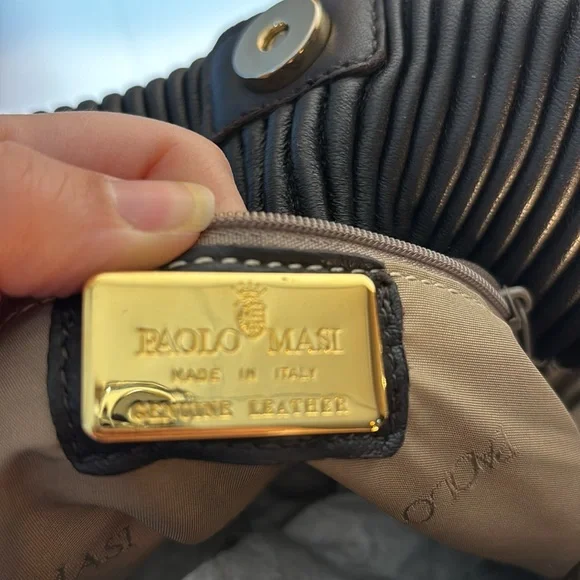 PAOLO masi large mink bag